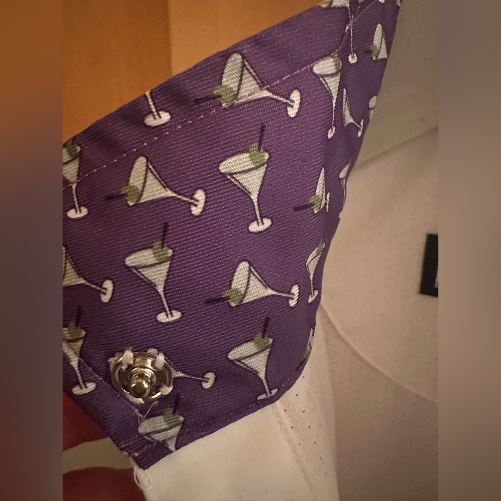 Essex Equestrian Show Shirt with Martini Glasses! XS, Excellent Condition! - Picture 8 of 15